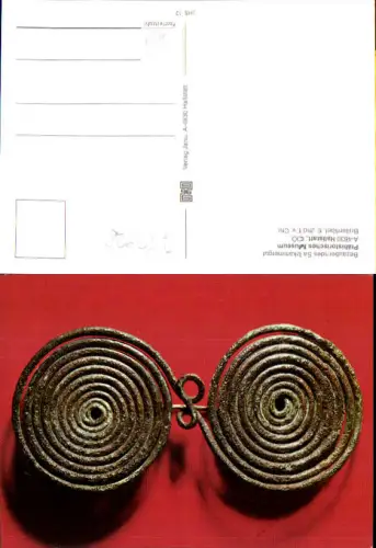 753928 Hallstatt Museum Archäologie Fibel Brillenfibel