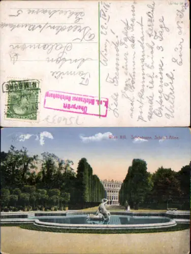 754037 Wien Hietzing Schönnbrunn Schloss Allee gel Dresden Neustadt
