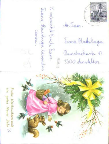 754093 Weihnachten Engel Osterengel Eichkätzchen Zweig