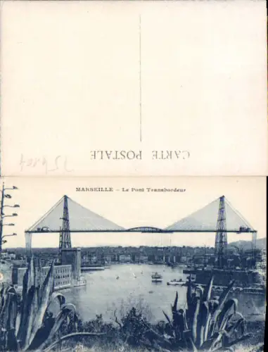 754104 Marseille le Pont Transbordeur Schwebefähre
