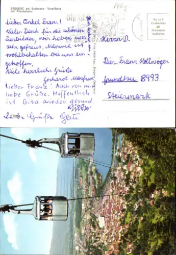 754172 Bregenz am Bodensee Seilbahn Pfänderbahn