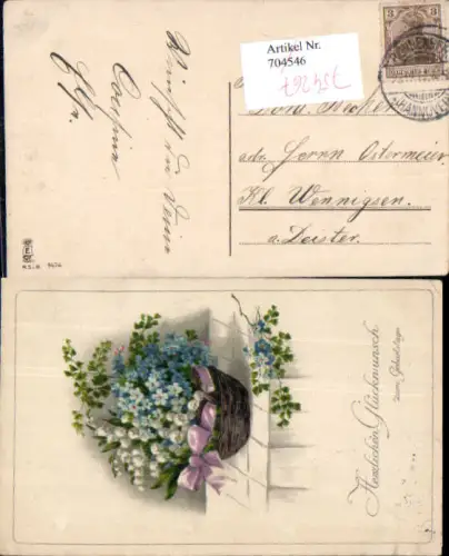 754267 Art Deco Blumen Geburtstag Kl. Wennigsen an der Deister
