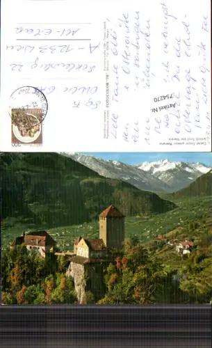 754270 Schloß Tirol bei Meran Bez. Burggrafenamt 1981 Merano Trentino