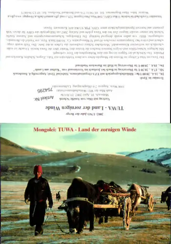 754295 Tuwa Mongolei