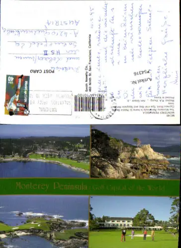 754316 Monterey Peninsula Pebble Beach Cypress Point Spanish Bay Spyglass Hill Monterey County 1995