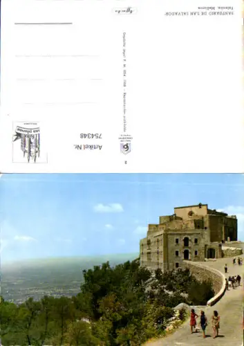 754348 Santuario de San Salvador Felanitx Mallorca 1968