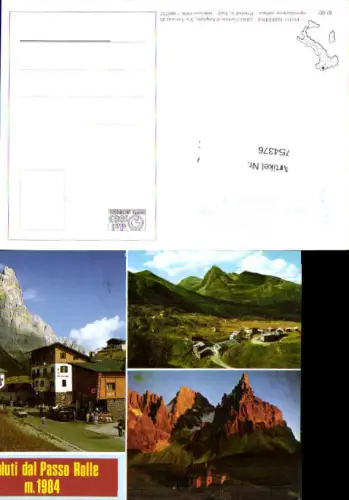 754376 Passo Rolle Prov. Trento