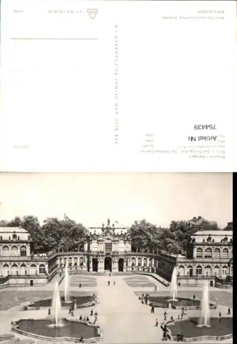 754439 Dresden Zwinger Zwingerhof, Der Wallpavillon Kreisfreie Stadt Dresden