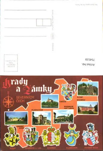 754539 Děčín, Sloup, Sychrov, Ploskovice, Roudnice nad Labem, Krásný Dvůr Region Severní