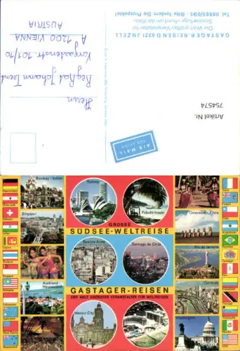 754574 Südsee-Weltreise Welt