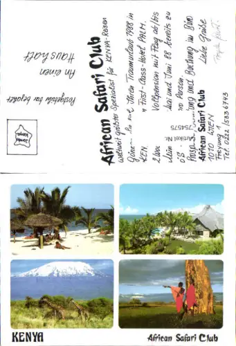 754575 Kenya 1988 Safari Club African