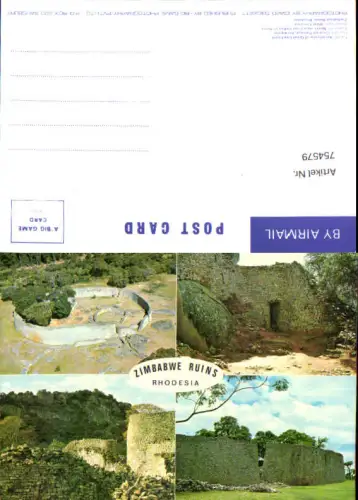754579 Zimbabwe Ruins Rhodesia Masvingo Province