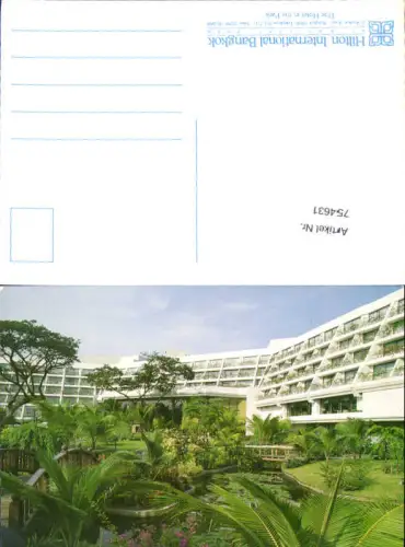 754631 Bangkok Hilton International Bangkok