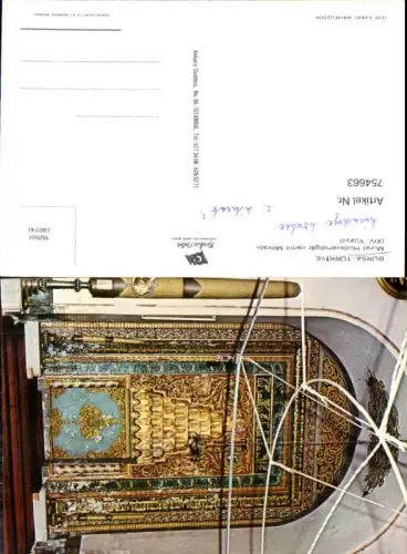 754663 Bursa Murat Hüdavendigâr camii Mihrabı Provinz Bursa