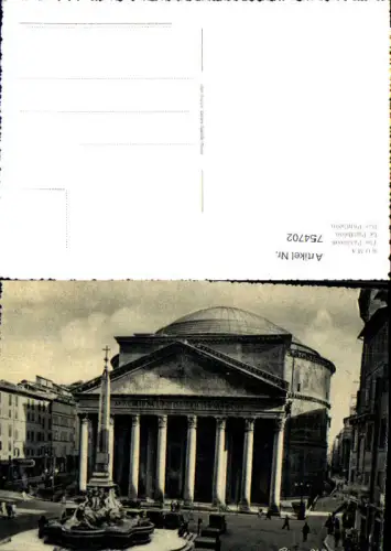 754702 Roma, Pantheon Metropolitanstadt Rom