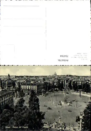 754704 Roma, Piazza del Popolo Metropolitanstadt Rom