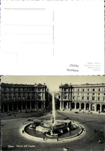 754707 Roma Piazza dell'Esedra Metropolitanstadt Rom