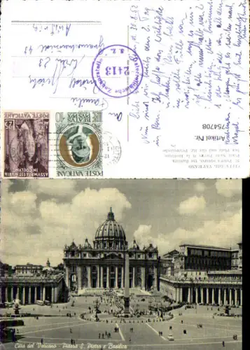 754709 Città del Vaticano Piazza S. Pietro e Basilica Rom