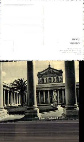 754709 Roma, Basilica di S. Paolo Metropolitanstadt Rom