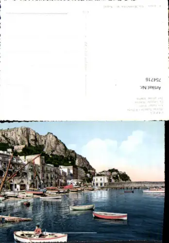 754716 Capri Marina Grande il Porto Metropolitanstadt Neapel