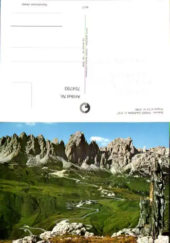 754793 Passo Gardena Dolomiti Gruppo di Cir Provinz Bozen - Südtirol Italy