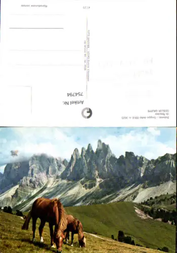 754794 Raschötz Geislergruppe St. Ulrich in Gröden Provinz Bozen Italy