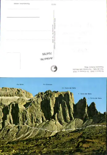754795 Wolkenstein in Gröden Sellagruppe Piz Ciavazes Provinz Bozen - Südtirol Italy