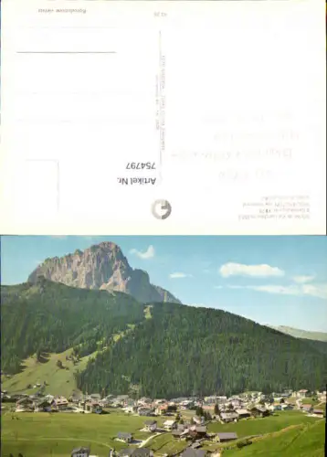 754797 Selva di Val Gardena Wolkenstein in Gröden Bez. Bozen Südtirol 1970