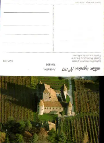 754809 Bozen Schloß Maretsch Bez. Bozen Südtirol 1983