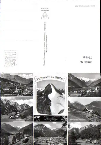754844 Fulpmes im Stubai Bez. Innsbruck-Land