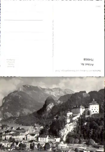 754868 Kufstein mit Festung und Kaisergebirge Bez. Kufstein