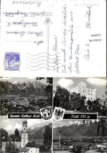 754869 Solbad Hall Bez. Innsbruck-Land 1960