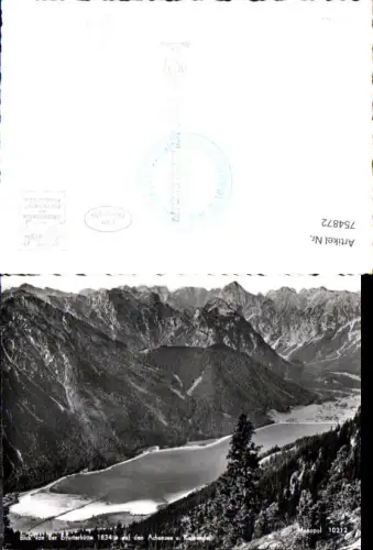 754872 Achensee Erfurterhütte Karwendel Bez. Schwaz