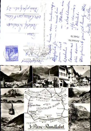 754879 3-Pässe-Rundfahrt Lech Imst Reutte Lermoos Bez. Bludenz Bez. Imst Bez. Reutte