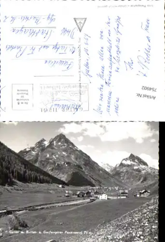 754902 Galtür Ballun Gorfenspitze Paznauntal Bez. Landeck 1967