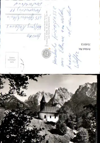 754913 Ellmau Bez. Kufstein Antonius kapelle kaisergebirge 1962