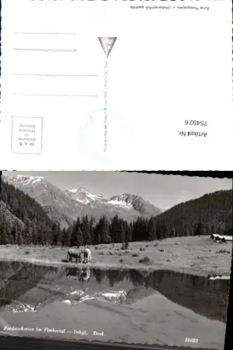 754926 Ischgl Pardatschersee im Fimbertal Bez. Landeck