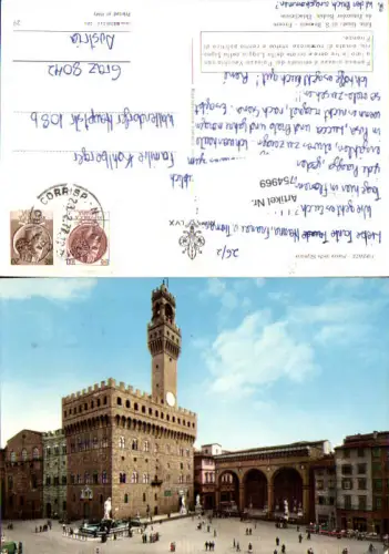 754969 Florenz (Firenze), Piazza della Signoria Metropolitanstadt Florenz Italy