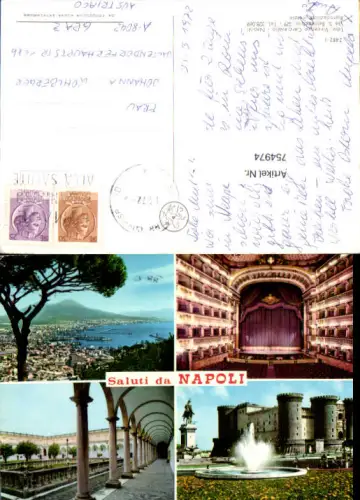 754974 Napoli Metropolitan City of Naples Italy 1972