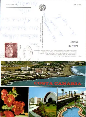 755127 Gran Canaria Costa Canaria (San Agustín, Playa del Inglés) Las Palmas Spain