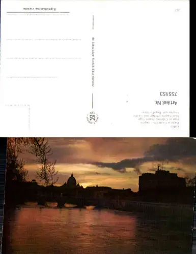 755153 Roma Ponte e Castel Sant'Angelo Metropolitan City of Rome Capital Italy