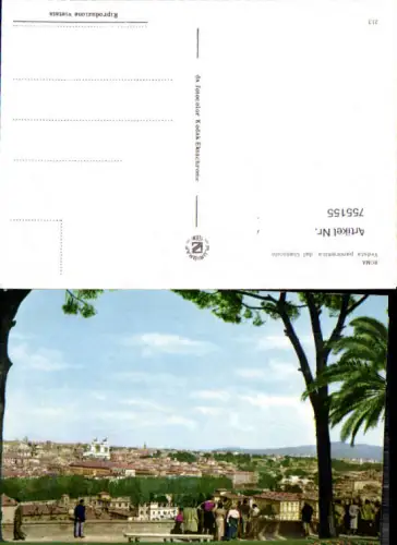 755155 Roma Veduta panoramica dal Gianicolo Città metropolitana di Roma Capitale Italy