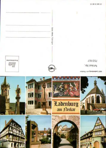 755167 Ladenburg am Neckar LK Rhein-Neckar-Kreis