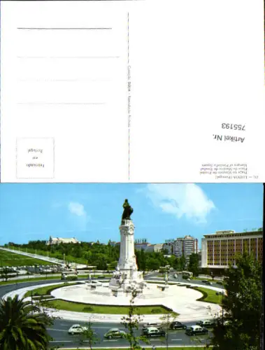 755193 Lissabon Praça do Marquês de Pombal Distrito de Lisboa Portugal