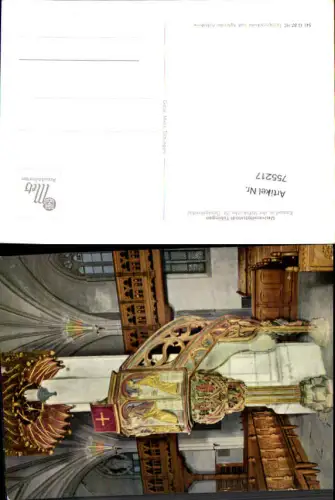 755217 Tübingen Kanzel in der Stiftskirche St. Georg LK Tübingen