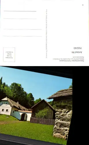 755243 Stübing Österreichisches Freilichtmuseum Waldviertlerhof Bez. Graz-Umgebung