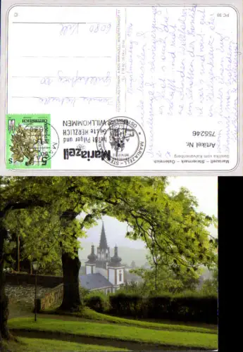 755246 Mariazell Basilika vom Kalvarienberg Bez. Bruck-Mürzzuschlag 1994
