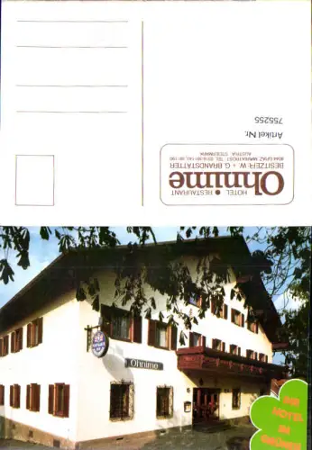 755255 Hotel Restaurant Ohnime Graz Mariatrost Graz (Stadt)