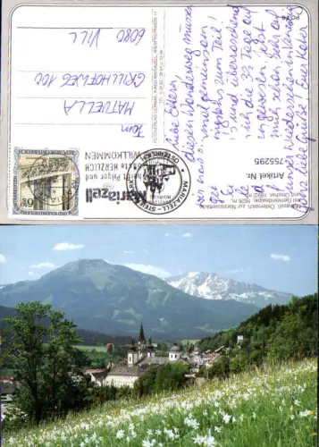 755295 Mariazell mit Gemeindealpe und Ötscher Bez. Bruck-Mürzzuschlag 1988