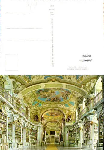 755299 Admont Stiftsbibliothek Bibliothek Bez. Liezen